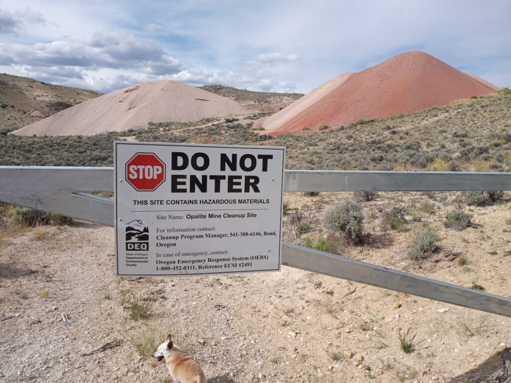 Mine site in northern Nevada