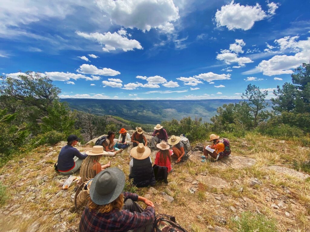 Ecology class on top of Grand Mesa, Colorado