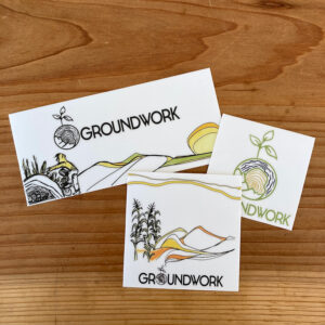 Groundwork nonprofit sticker set