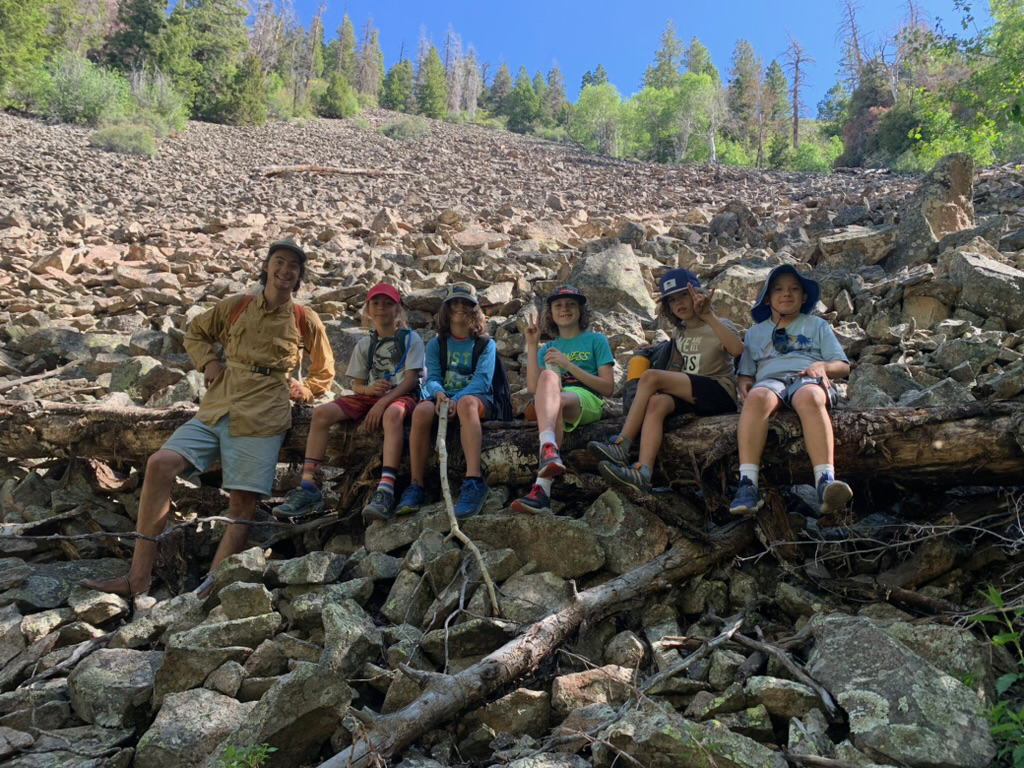 firestarters boys mentoring climbing a mountain