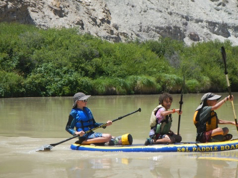 boys mentor program river trip