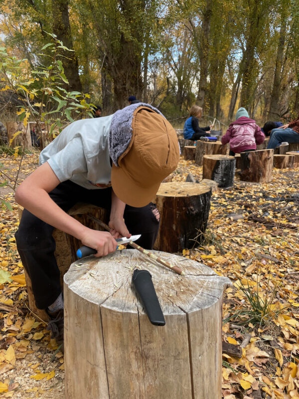 firestarters boys program whittling