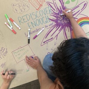 art project on rediscovering enough and enoughness