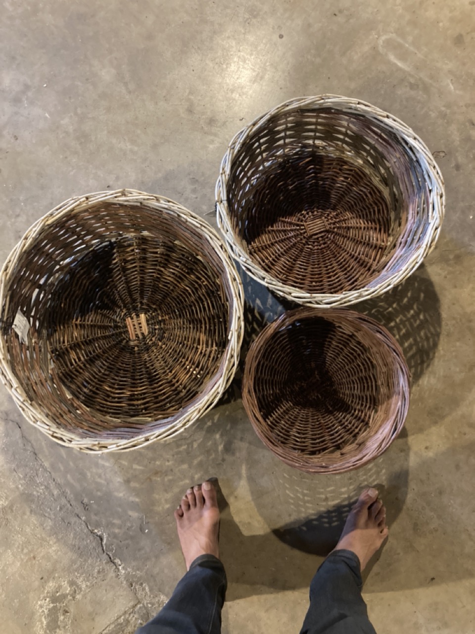 french randing willow basket bases