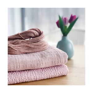 fabric naturally dyed with avocado pits