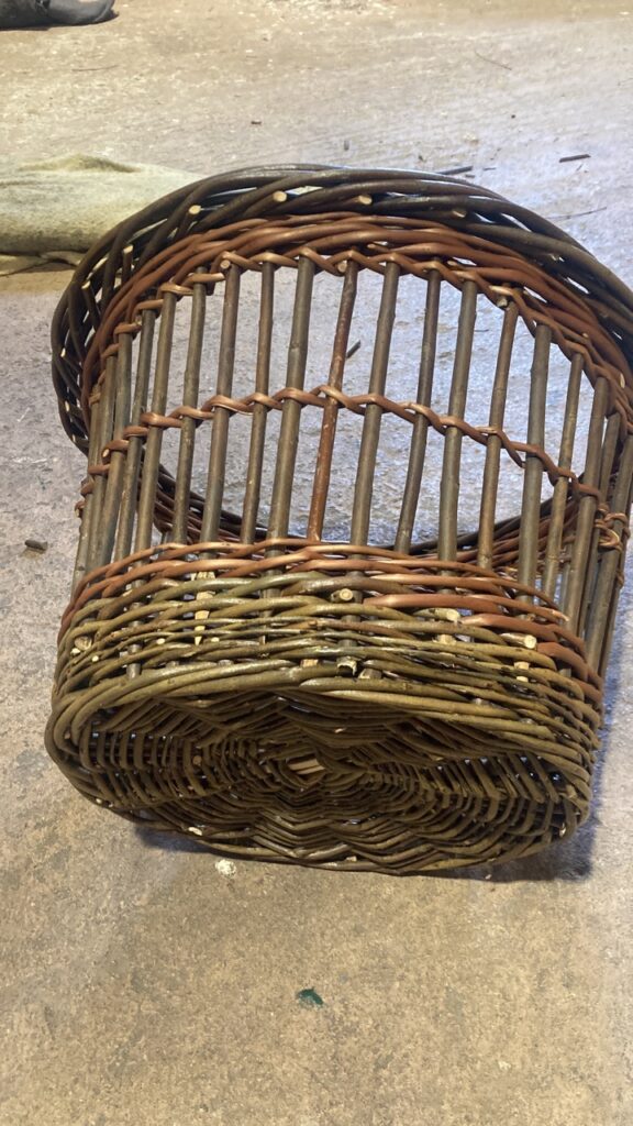 traditional openwork herring cran basket