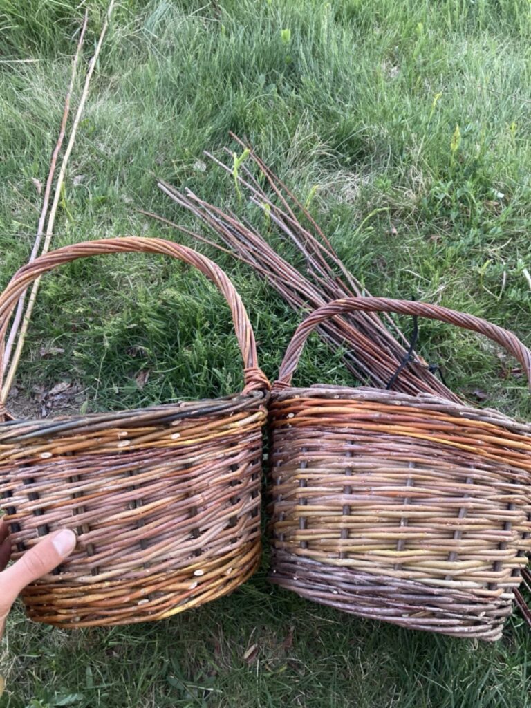 twin willow baskets